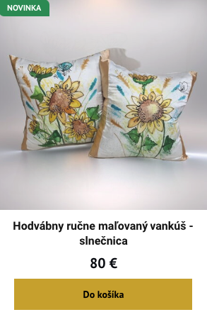 hodvábny vankúš