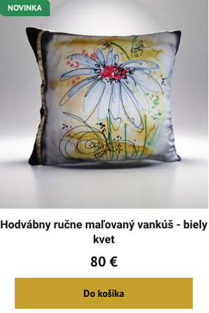 hodvábny vankúš